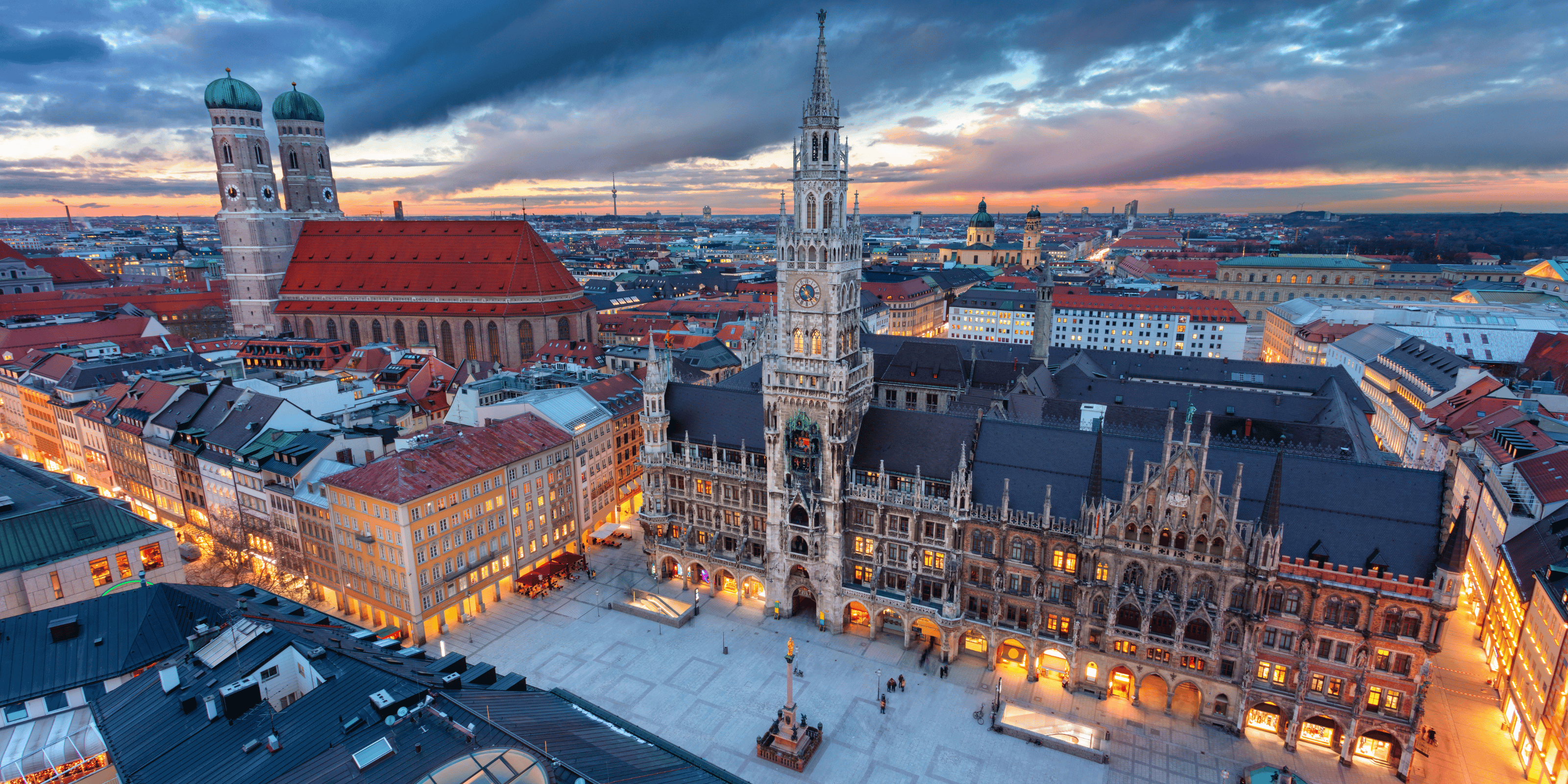 München Marienplatz und Neues Rathaus CBD Shinygram